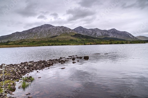 Connemara Lake Inagh and Mountain Derryclare photo