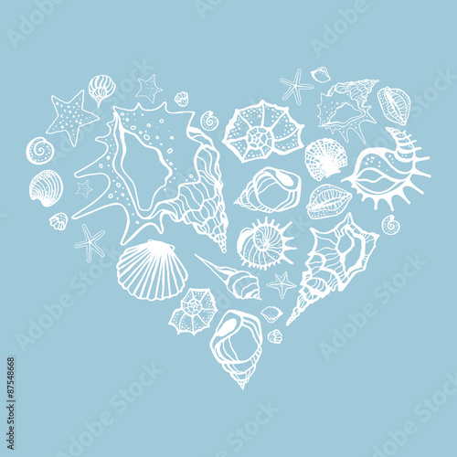 Heart of Sea shells. 