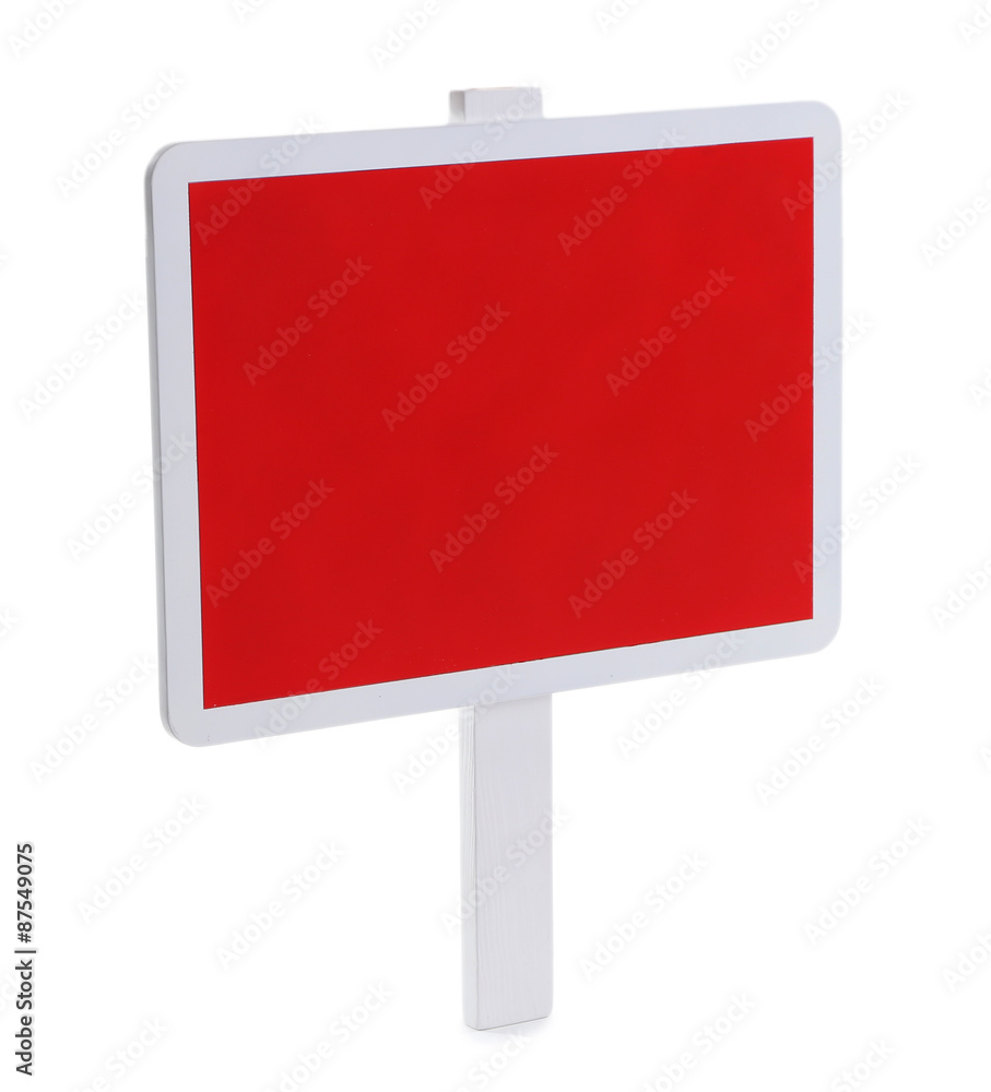 For sale sign isolated on white For sale sign isolated on white