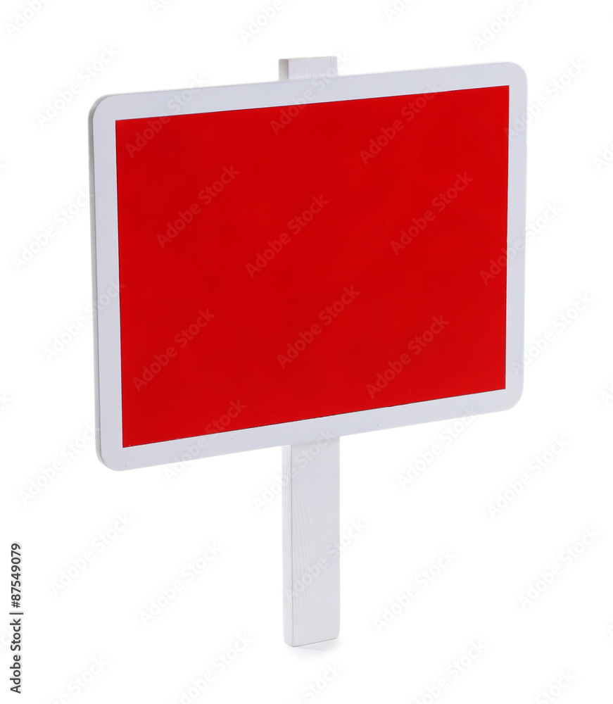 For sale sign isolated on white For sale sign isolated on white