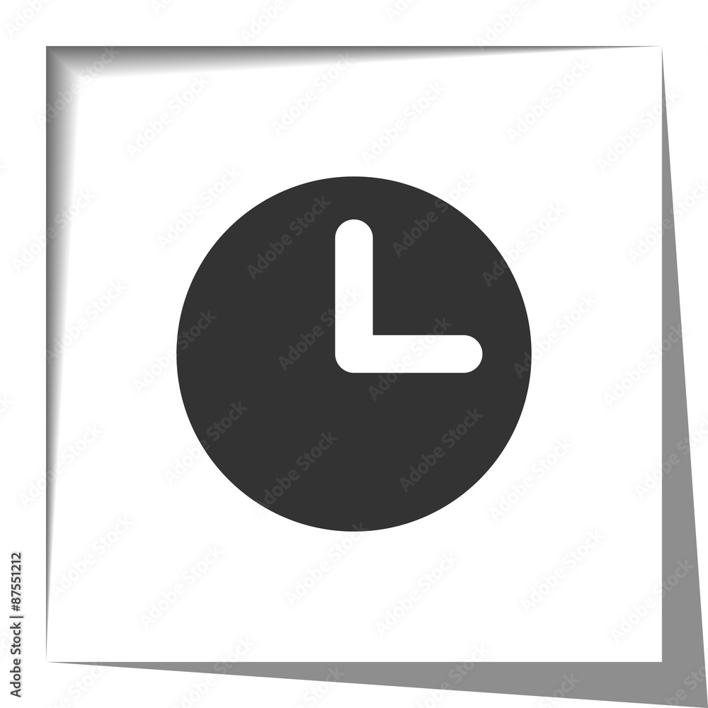 Clock paper cut out Clock paper cut out