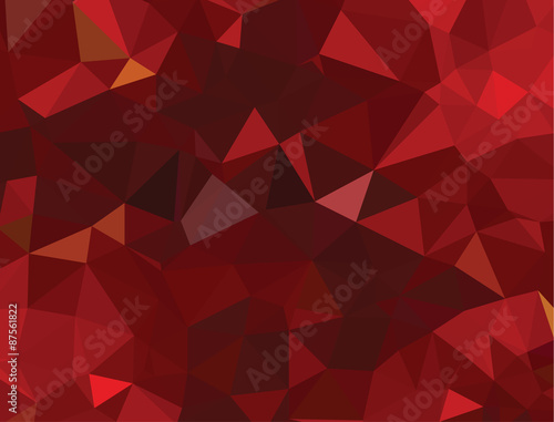 Abstract red crystal background