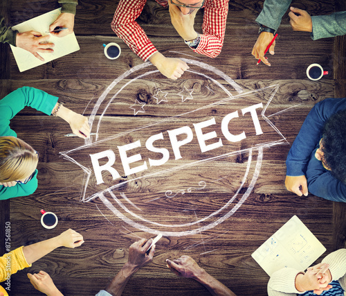 Respect Honesty Honorable Regard Integrity Concept