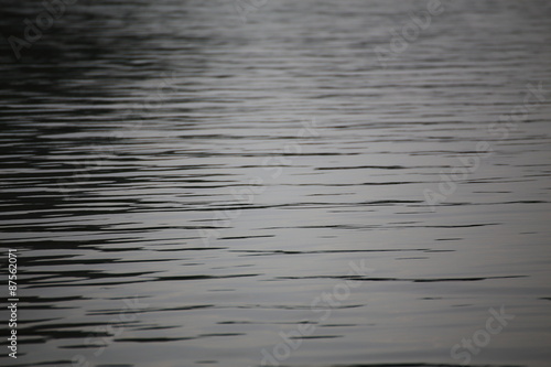 Ripple on the surface of the water