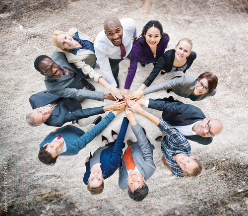 Business People Togetherness Friendship Corporate Concept