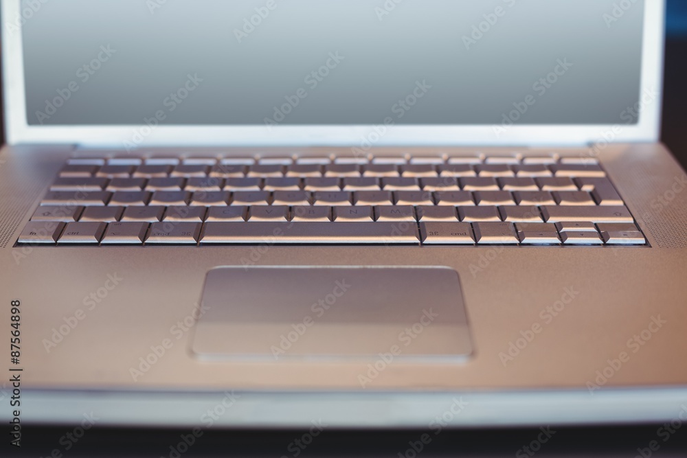 close up view of a laptop