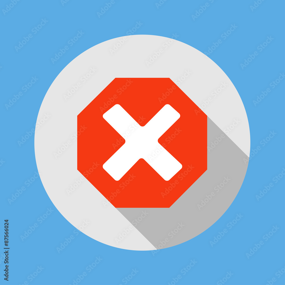 Obraz premium Sign Prohibited