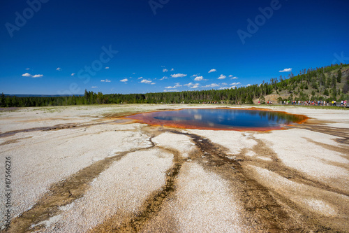 Turquoise Pool,Near Grand Prismatic Spring in yellowstone USA