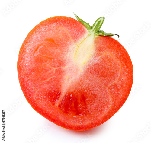 Wallpaper Mural Sliced tomato isolated on white Torontodigital.ca