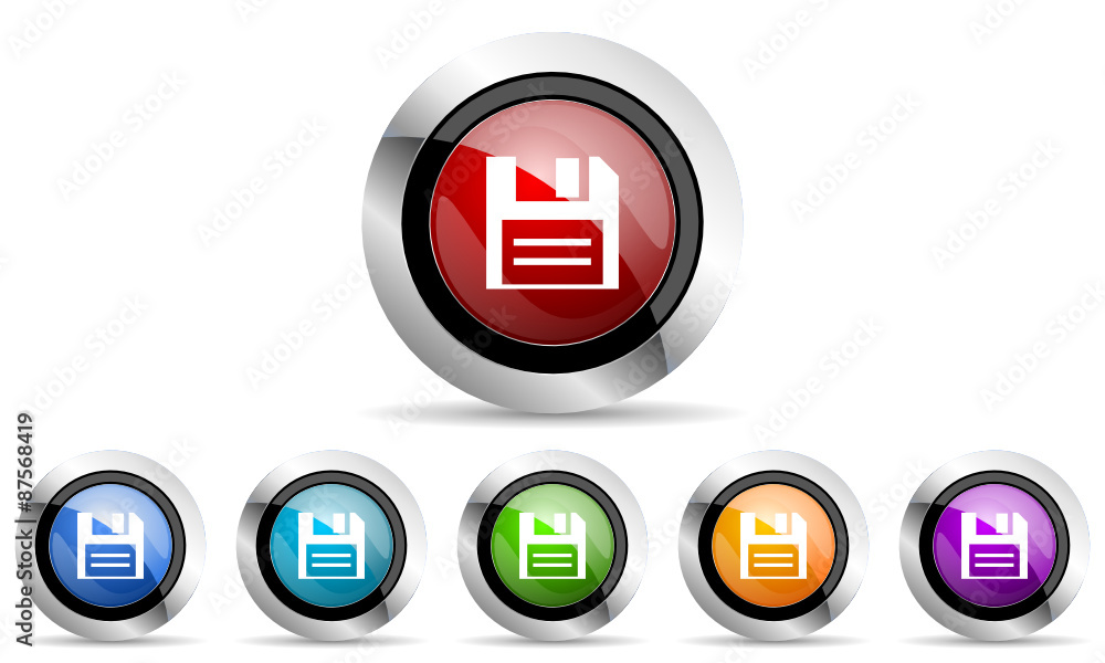 floppy vector icons set floppy vector icons set