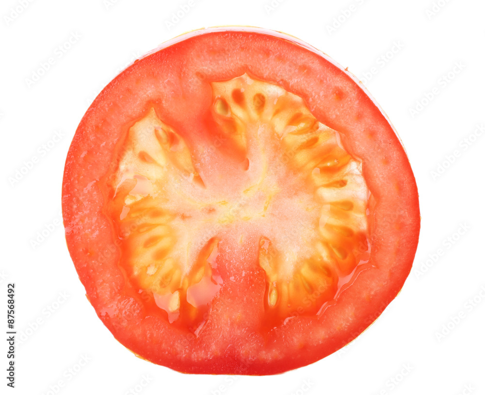 custom made wallpaper toronto digitalSliced cherry tomato isolated on white