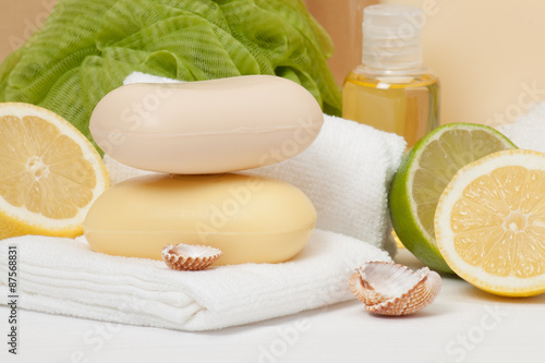 Shampoo, Liquid Soap, Aromatic Bath Salt And Other Toiletry