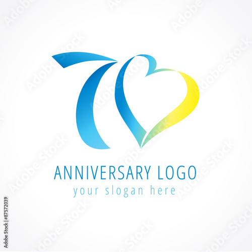 70 anniversary logo