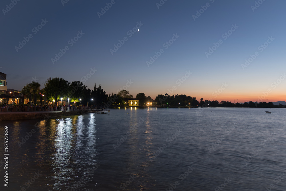 Fototapeta premium Beautiful landscape of Oropos Greece.