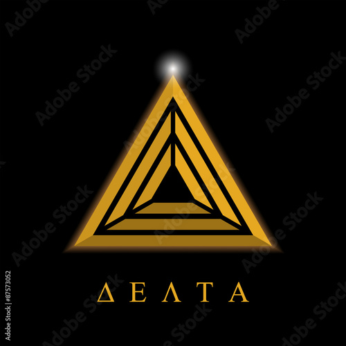 Delta letter logo