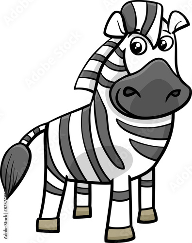 zebra animal cartoon illustration