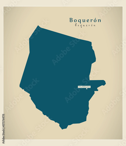 Modern Map - Boqueron PY