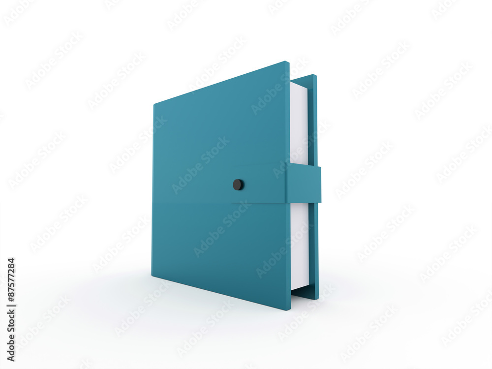Blue office buletins books rendered Blue office buletins books rendered