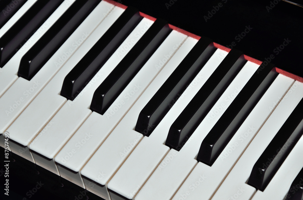 Black and white keys