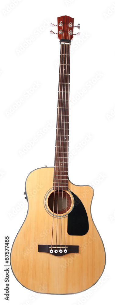 Fototapeta premium Acoustic guitar isolated on white