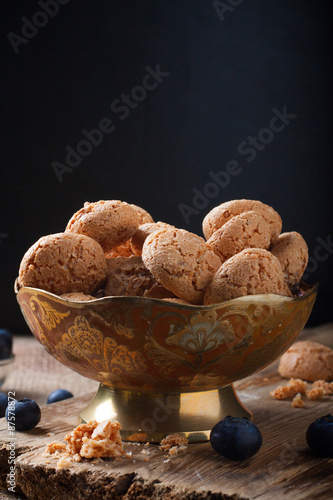 Italian almond cookie amaretti 