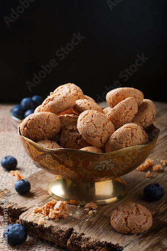 Italian almond cookie amaretti 