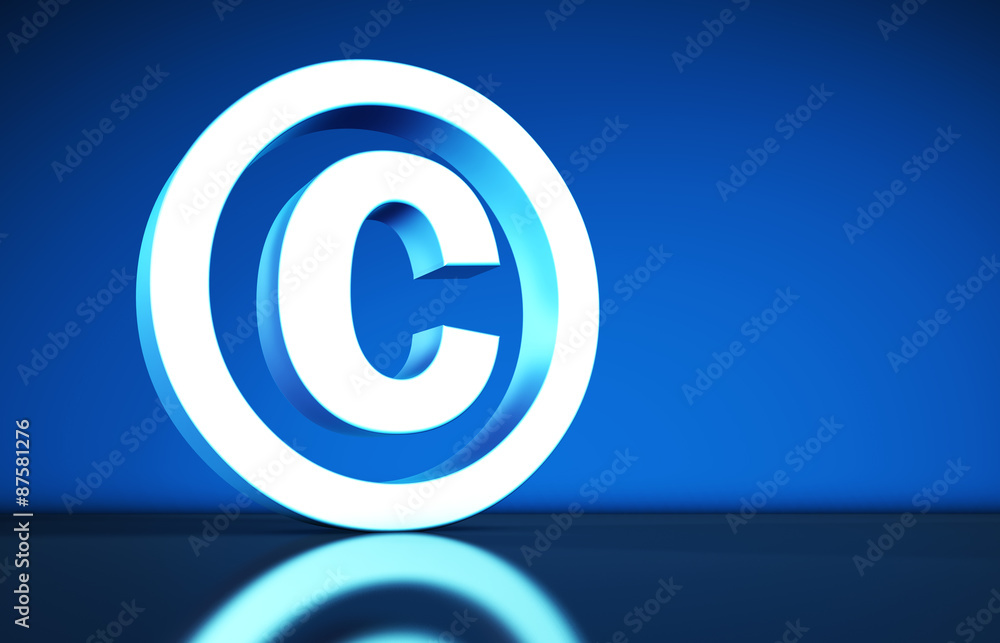 Copyright Symbol Concept Copyright Symbol Concept
