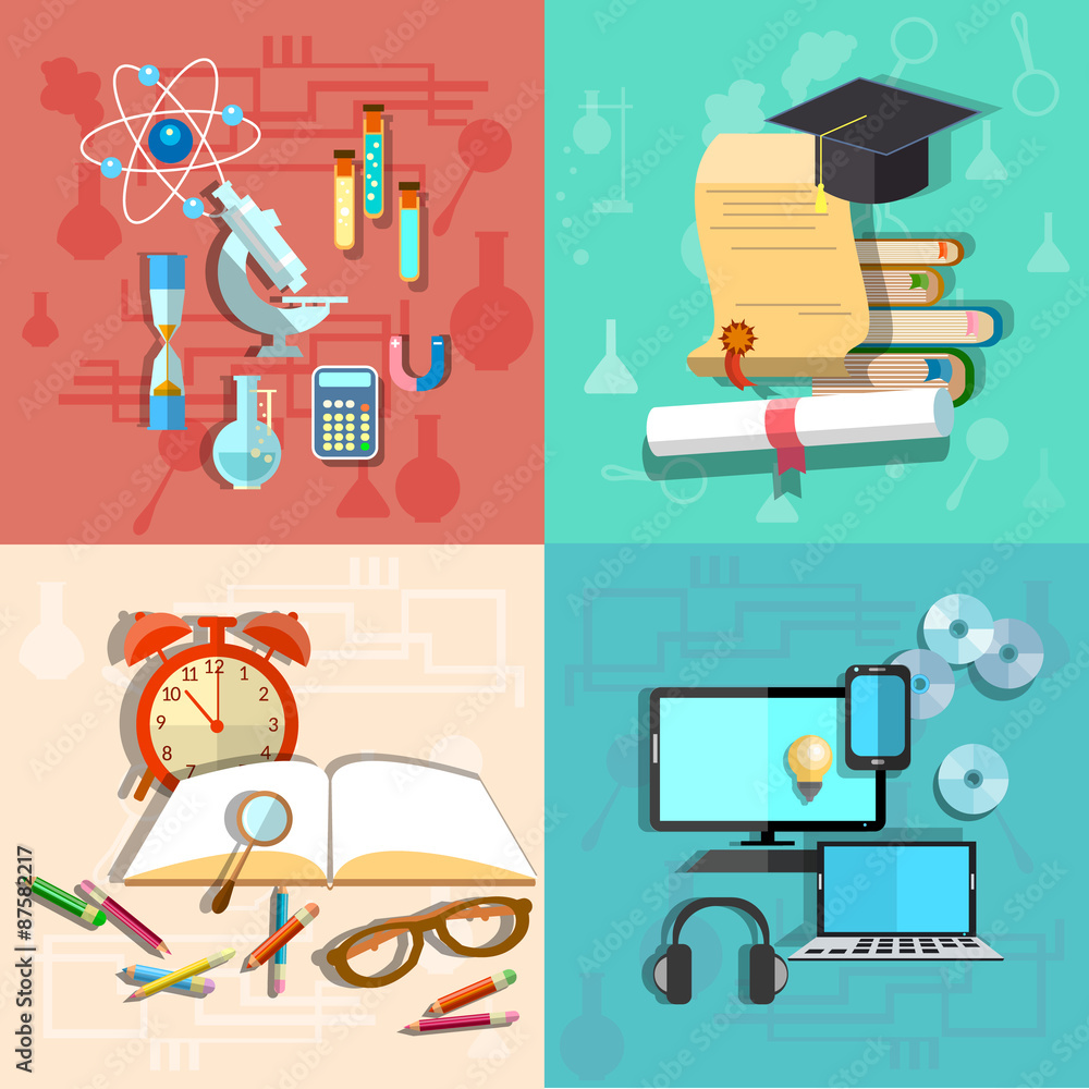 Education and Science: online learning, college, school Education and Science: online learning, college, school