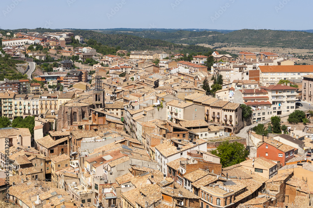 The town of Cardona in Catalonia, Spain