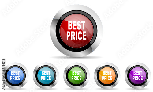 best price vector icons set