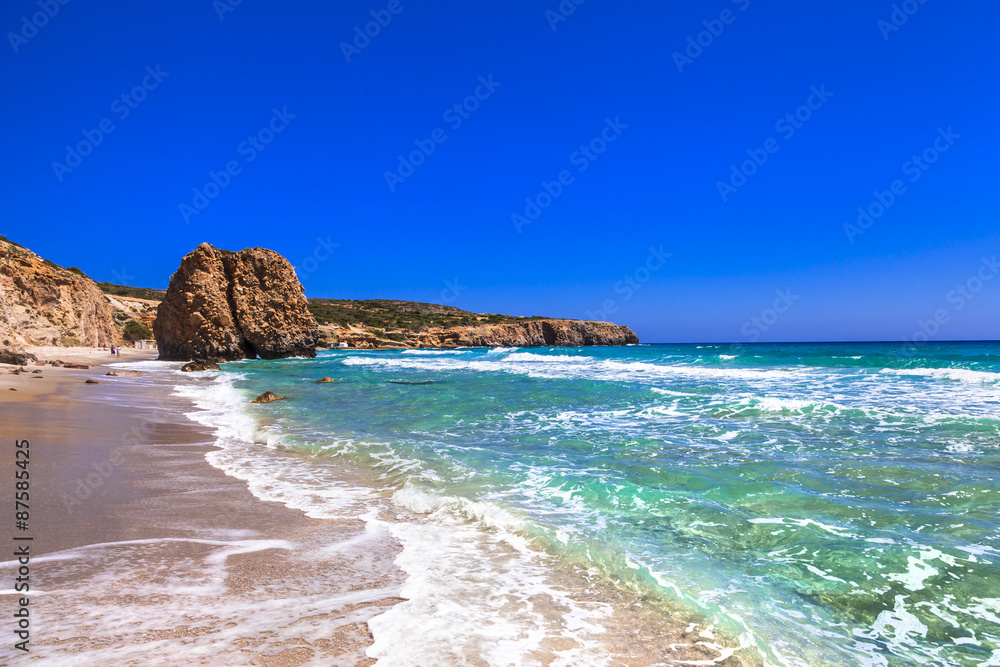 beautiful beaches of Greek islands- Milos, Cyclades beautiful beaches of Greek islands- Milos, Cyclades
