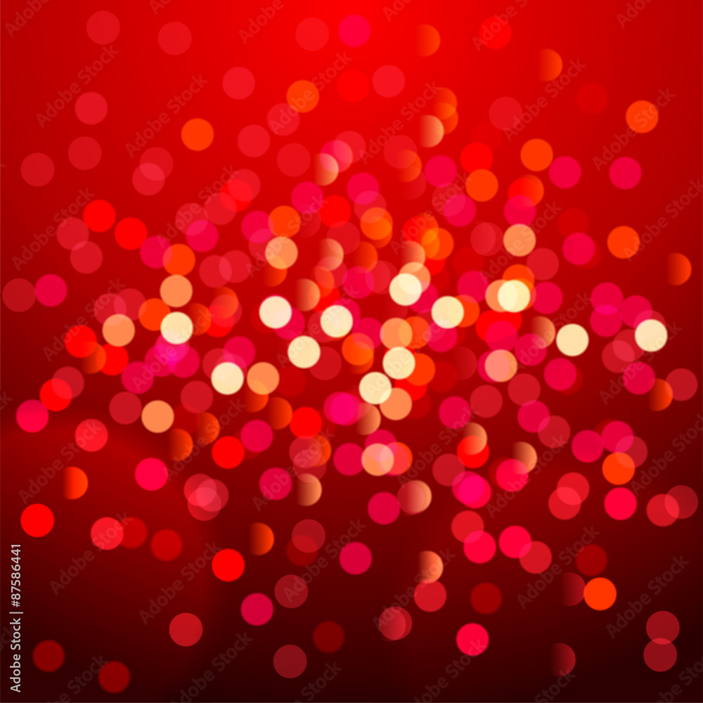 red background with bokeh lights red background with bokeh lights