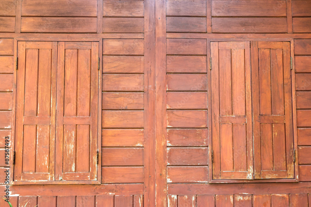 Old wood window Old wood window