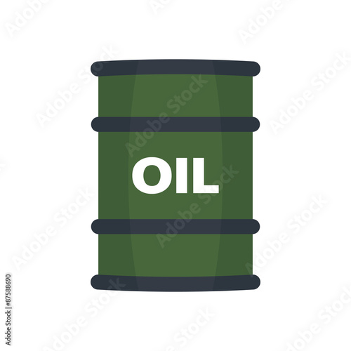 Barrel oil vector.