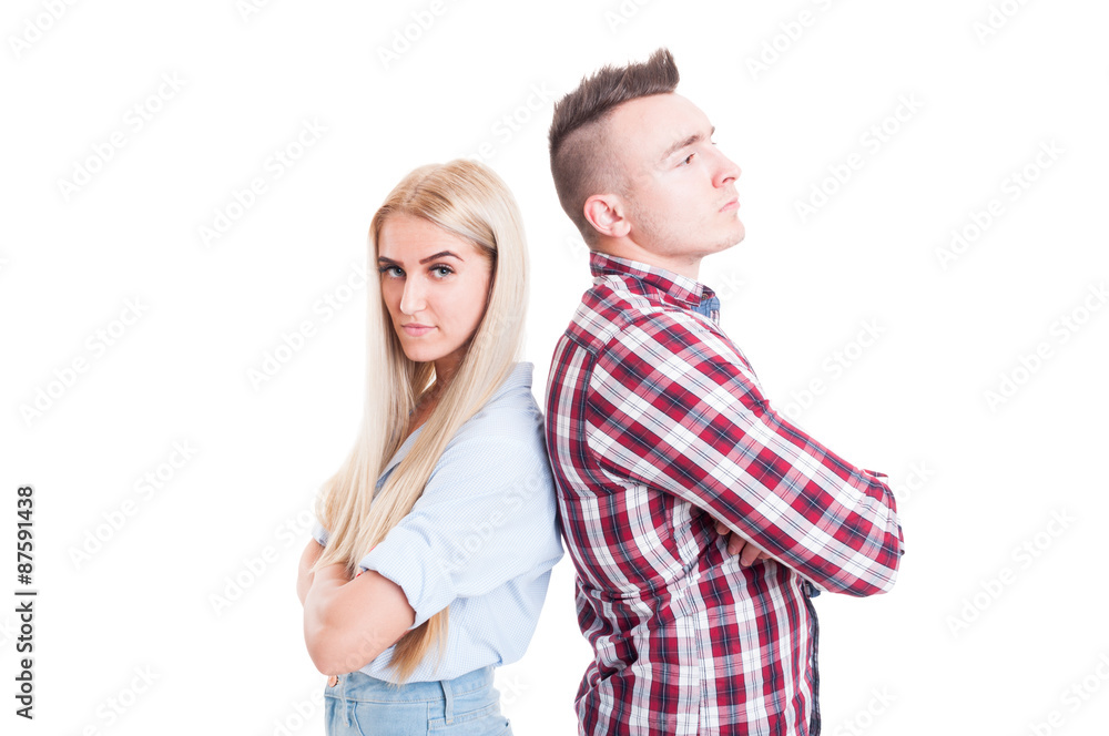 End of relationship, breakup or divorce concept End of relationship, breakup or divorce concept