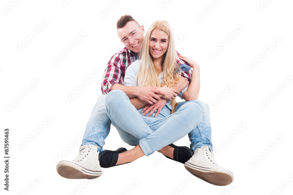 Attractive couple with handsome boyfriend and beautiful blonde g Attractive couple with handsome boyfriend and beautiful blonde g