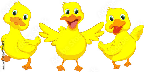 happy duck cartoon