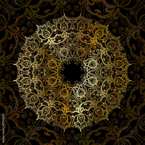 Gold mandala
