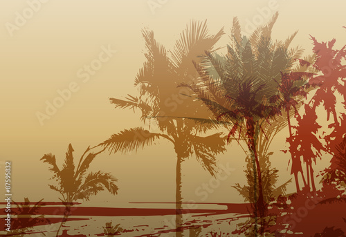 Palm tree print