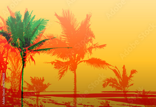 Palm tree print