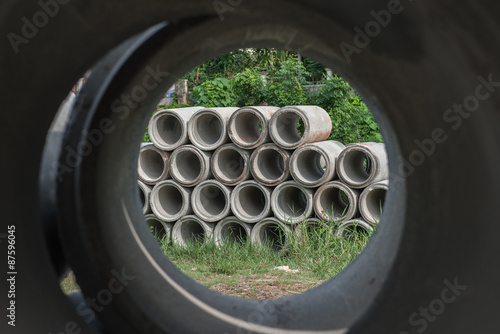 Precast reinforced concrete drainsge pipe
 photo