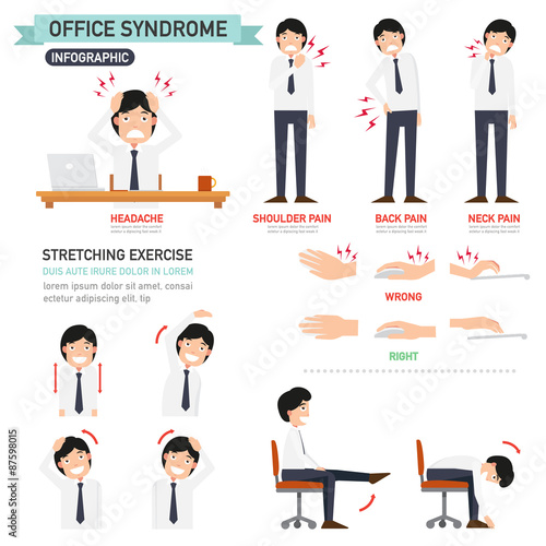 office syndrome infographic
