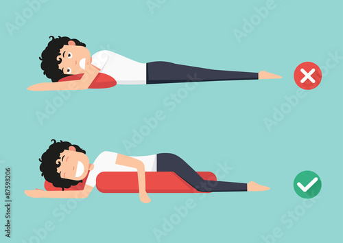 Best and worst positions for sleeping