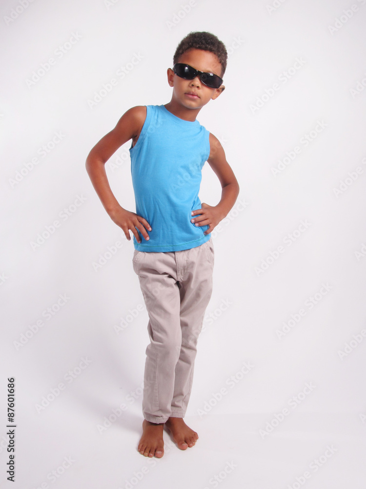 Fototapeta premium Boy in sunglasses.