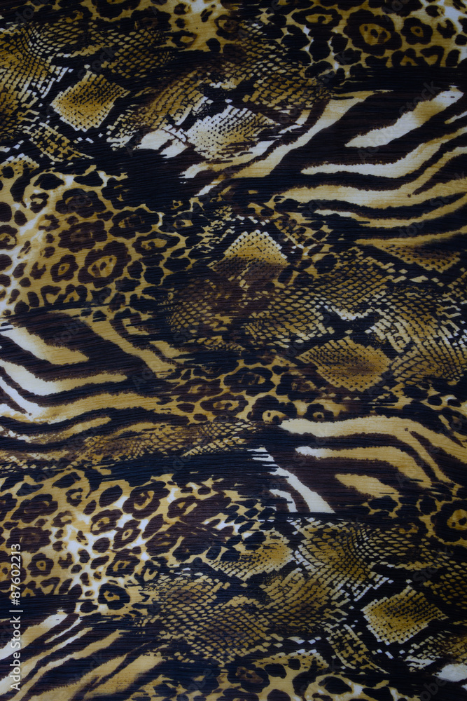 Texture fabric of leopard skin for background Texture fabric of leopard skin for background