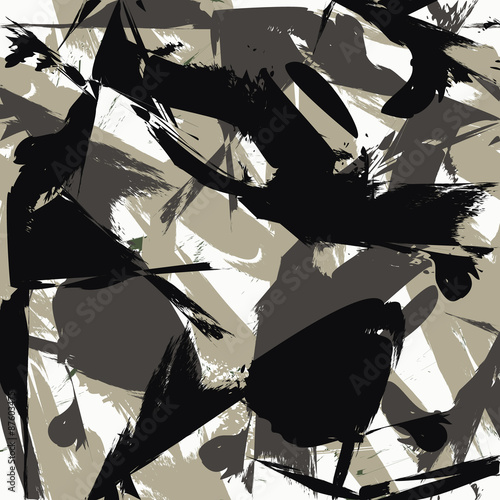 Set of Camouflage seamless pattern.Can be used for background design, military textile.