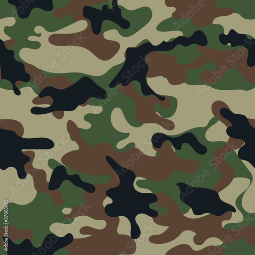 Camouflage Seamless Pattern.