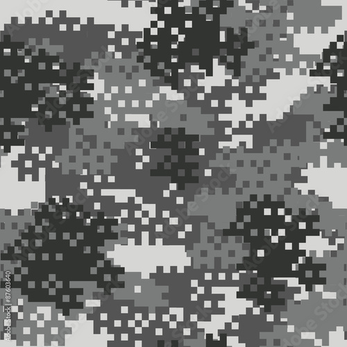 Camouflage seamless pattern.Can be used for background design  military textile.