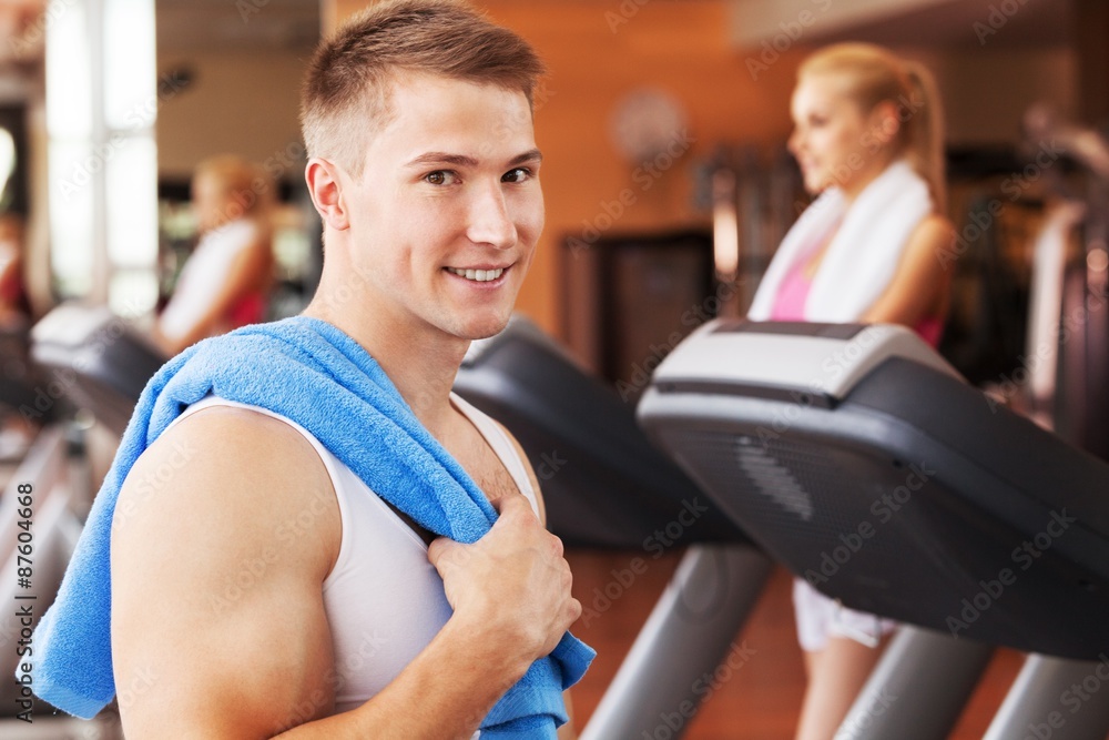 Gym, fit, fitness. Gym, fit, fitness.