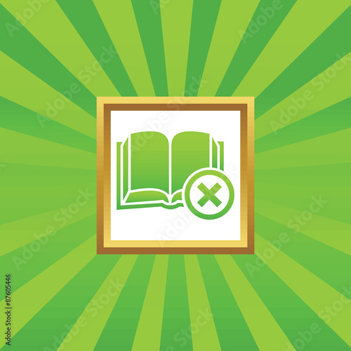 Remove book picture icon